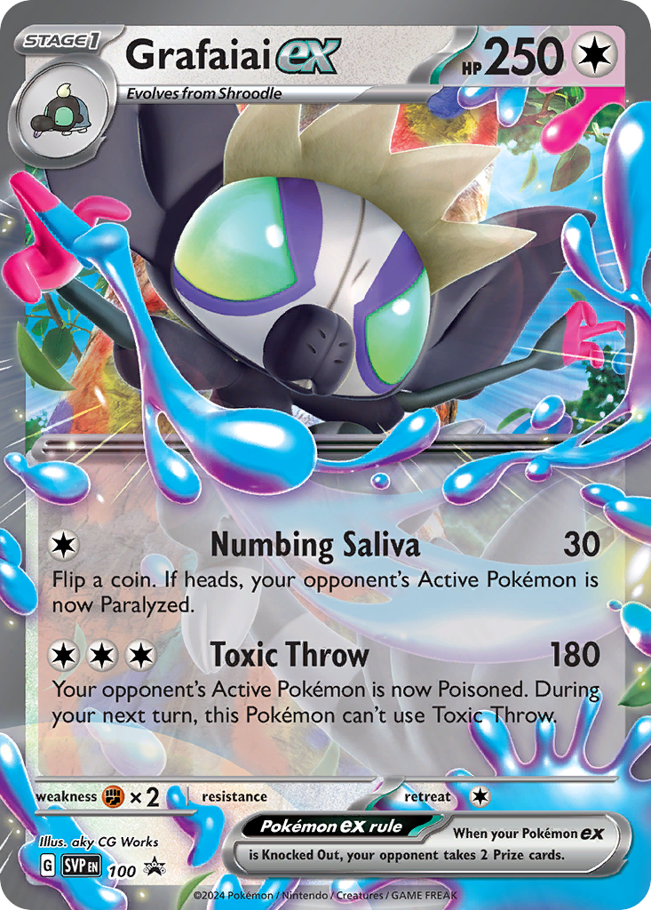Scarlet & Violet Promo Grafaiai ex #100